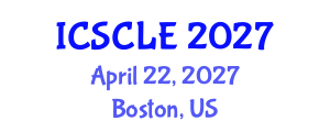 International Conference on Supply Chain and Logistics Engineering (ICSCLE) April 22, 2027 - Boston, United States