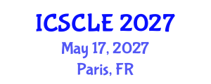 International Conference on Supply Chain and Logistics Engineering (ICSCLE) May 17, 2027 - Paris, France International Conference on Supply Chain and Logistics Engineering (ICSCLE) May 17, 2027 - Paris, France