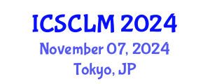 International Conference on Supply Chain and Logistics Management (ICSCLM) November 07, 2024 - Tokyo, Japan