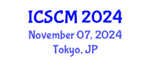International Conference on Supply Chain Management (ICSCM) November 07, 2024 - Tokyo, Japan