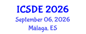 International Conference on Surface Design and Engineering (ICSDE) September 06, 2026 - Málaga, Spain International Conference on Surface Design and Engineering (ICSDE) September 06, 2026 - Málaga, Spain