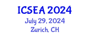 International Conference on Surface Engineering and Applications (ICSEA) July 29, 2024 - Zurich, Switzerland