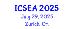 International Conference on Surface Engineering and Applications (ICSEA) July 29, 2025 - Zurich, Switzerland