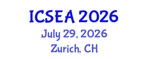 International Conference on Surface Engineering and Applications (ICSEA) July 29, 2026 - Zurich, Switzerland