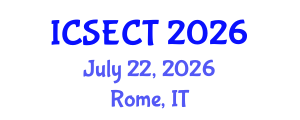 International Conference on Surface Engineering and Coating Technology (ICSECT) July 22, 2026 - Rome, Italy