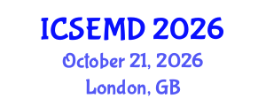 International Conference on Surface Engineering and Materials Design (ICSEMD) October 21, 2026 - London, United Kingdom