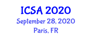 International Conference on Surgery and Anesthesia (ICSA) September 28, 2020 - Paris, France