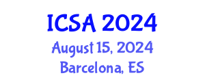International Conference on Surgery and Anesthesia (ICSA) August 15, 2024 - Barcelona, Spain