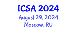 International Conference on Surgery and Anesthesia (ICSA) August 29, 2024 - Moscow, Russia