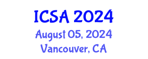 International Conference on Surgery and Anesthesia (ICSA) August 05, 2024 - Vancouver, Canada