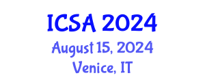 International Conference on Surgery and Anesthesia (ICSA) August 15, 2024 - Venice, Italy