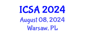 International Conference on Surgery and Anesthesia (ICSA) August 08, 2024 - Warsaw, Poland