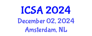 International Conference on Surgery and Anesthesia (ICSA) December 02, 2024 - Amsterdam, Netherlands