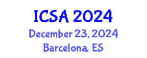 International Conference on Surgery and Anesthesia (ICSA) December 23, 2024 - Barcelona, Spain