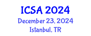 International Conference on Surgery and Anesthesia (ICSA) December 23, 2024 - Istanbul, Turkey