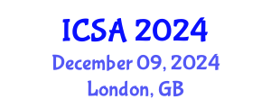 International Conference on Surgery and Anesthesia (ICSA) December 09, 2024 - London, United Kingdom