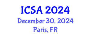 International Conference on Surgery and Anesthesia (ICSA) December 30, 2024 - Paris, France