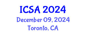 International Conference on Surgery and Anesthesia (ICSA) December 09, 2024 - Toronto, Canada