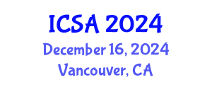 International Conference on Surgery and Anesthesia (ICSA) December 16, 2024 - Vancouver, Canada