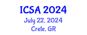 International Conference on Surgery and Anesthesia (ICSA) July 22, 2024 - Crete, Greece