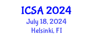 International Conference on Surgery and Anesthesia (ICSA) July 18, 2024 - Helsinki, Finland