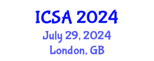 International Conference on Surgery and Anesthesia (ICSA) July 29, 2024 - London, United Kingdom