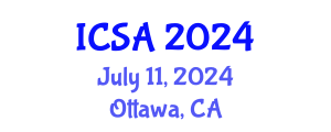 International Conference on Surgery and Anesthesia (ICSA) July 11, 2024 - Ottawa, Canada