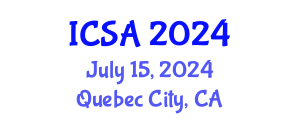 International Conference on Surgery and Anesthesia (ICSA) July 15, 2024 - Quebec City, Canada