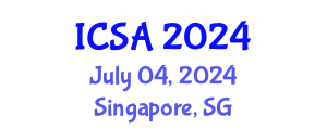 International Conference on Surgery and Anesthesia (ICSA) July 04, 2024 - Singapore, Singapore