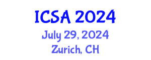 International Conference on Surgery and Anesthesia (ICSA) July 29, 2024 - Zurich, Switzerland