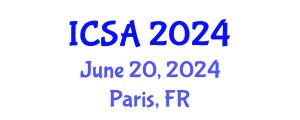 International Conference on Surgery and Anesthesia (ICSA) June 20, 2024 - Paris, France