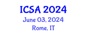 International Conference on Surgery and Anesthesia (ICSA) June 03, 2024 - Rome, Italy