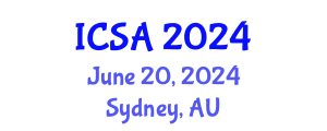 International Conference on Surgery and Anesthesia (ICSA) June 20, 2024 - Sydney, Australia