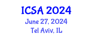 International Conference on Surgery and Anesthesia (ICSA) June 27, 2024 - Tel Aviv, Israel