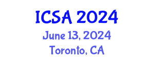 International Conference on Surgery and Anesthesia (ICSA) June 13, 2024 - Toronto, Canada