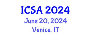 International Conference on Surgery and Anesthesia (ICSA) June 20, 2024 - Venice, Italy