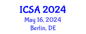 International Conference on Surgery and Anesthesia (ICSA) May 16, 2024 - Berlin, Germany