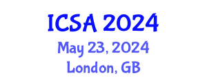 International Conference on Surgery and Anesthesia (ICSA) May 23, 2024 - London, United Kingdom