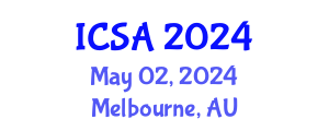 International Conference on Surgery and Anesthesia (ICSA) May 02, 2024 - Melbourne, Australia