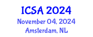 International Conference on Surgery and Anesthesia (ICSA) November 04, 2024 - Amsterdam, Netherlands