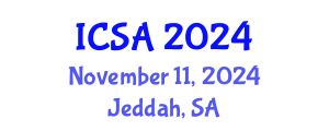 International Conference on Surgery and Anesthesia (ICSA) November 11, 2024 - Jeddah, Saudi Arabia