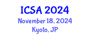 International Conference on Surgery and Anesthesia (ICSA) November 18, 2024 - Kyoto, Japan