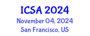 International Conference on Surgery and Anesthesia (ICSA) November 04, 2024 - San Francisco, United States