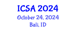 International Conference on Surgery and Anesthesia (ICSA) October 24, 2024 - Bali, Indonesia
