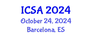 International Conference on Surgery and Anesthesia (ICSA) October 24, 2024 - Barcelona, Spain
