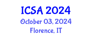 International Conference on Surgery and Anesthesia (ICSA) October 03, 2024 - Florence, Italy