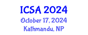 International Conference on Surgery and Anesthesia (ICSA) October 17, 2024 - Kathmandu, Nepal
