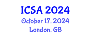International Conference on Surgery and Anesthesia (ICSA) October 17, 2024 - London, United Kingdom