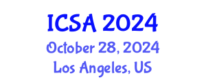 International Conference on Surgery and Anesthesia (ICSA) October 28, 2024 - Los Angeles, United States