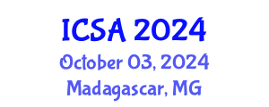 International Conference on Surgery and Anesthesia (ICSA) October 03, 2024 - Madagascar, Madagascar